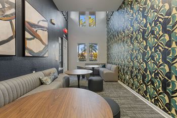 Business center with co-working stations and free wifi